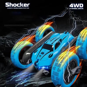 Coche de Juguete con Control Remoto 2.4G, Coche de Acrobacias de Doble Cara con Rotación de 360 Grados, Coche Todoterreno de Alta Velocidad para Niños - Product Image 3