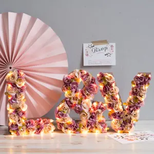 Offre Spéciale douche nuptiale grand mariage Enganment fleur signe lettre florale