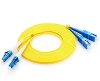Cable de Fibra Óptica Simplex SC a SC APC Estándar UKCC para Conexión de Última Milla FTTH