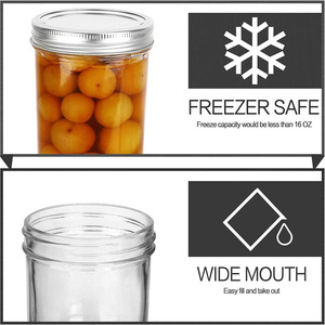 Chất lượng cao trong suốt childproof lọ thủy tinh 30ml 50ml 70ml nhà bếp hiện đại lưu trữ Jar nắp lò vi ba thực phẩm cho các bên - Product Image 5