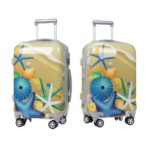 Ensemble de bagages à motif papillon, valise trolley légère de 20 et 24 pouces avec 4 roues pour les voyages, pour femmes et étudiantes, bagage à main - Product Image 5