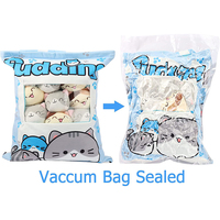 Vente chaude mignon en peluche doux poupée petits oreillers cadeau détachable dessin animé remplir huit mignon petit chat oreillers