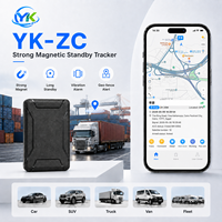 Traceur GPS 4G LTE 2G GSM Mini Magnétique à Piles Sèches pour Actifs, Étanche, Longue Autonomie, Stockage Cloud, pour Conteneurs, Camions et Remorques