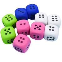 Ensemble de dés en mousse EVA colorés et doux, jeux de dés éducatifs pour enfants