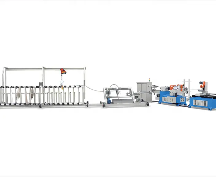 High speed automatic two heads spiral paper tube making machine price for food package