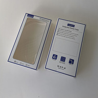 Boîte personnalisée pour étui de téléphone avec fenêtre, emballage pour produits électroniques, boîtes en papier personnalisées imprimées pour étuis de téléphone avec fenêtre transparente