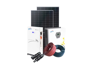 Nuevo Kit de Panel Solar Monocristalino de Silicio de 5-30kW con Controlador MPPT, Microinversores de Onda Sinusoidal Pura de Iones de Litio - Product Image 5