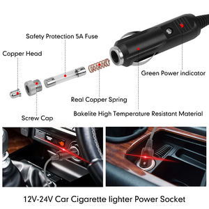 Cable de Alimentación de CC de 2 Metros para Starlink Mini, Cable de Conexión de CC a CC de Alta Velocidad de 18 AWG para Estación de Energía Portátil, RV - Product Image 2