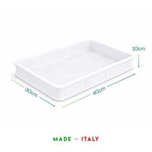 Contenitore per Impasto Pizza 60x40x10 Cm Capacità 20 Litri Senza Coperchio per Conservazione e Preparazione Pizza - Product Image 2