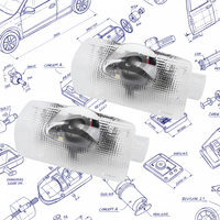Nouvelles lumières de bienvenue spécifiques LKSS-1 pour les modèles ES/RX/UX/IS/LX/LS, éclairage ambiant de projection sur porte blanc 12V, rétrofit/amélioration