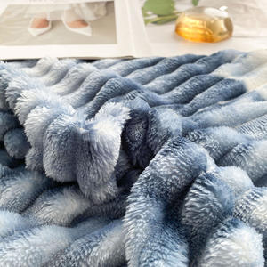 Wholesale Woven Super Soft Flannel Fleece <b>Throw</b> Blanket 100% Polyester Solid Pattern Winter <b>Sofa</b> <b>Cover</b> Anti-Pilling Modern - Product Image 3