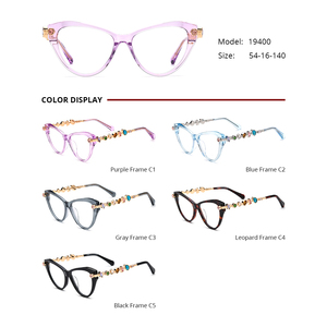 <span class=keywords><strong>Occhiali</strong></span> in acetato e metallo Borregls <span class=keywords><strong>da</strong></span> donna 2026, nuovi <span class=keywords><strong>occhiali</strong></span> <span class=keywords><strong>di</strong></span> lusso a occhio <span class=keywords><strong>di</strong></span> <span class=keywords><strong>gatto</strong></span> firmati con gemme, montatura ottica 19400 - Product Image 3