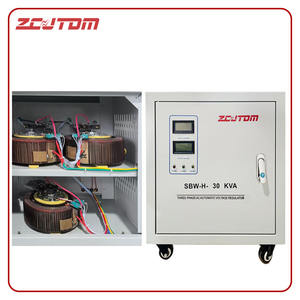 Régulateur <span class=keywords><strong>de</strong></span> <span class=keywords><strong>tension</strong></span> automatique triphasé <span class=keywords><strong>Kebo</strong></span> 50 ampères, 200 kVA, SVC, cuivre, haute efficacité, 50/60 Hz, stabilisateur certifié CE - Product Image 1