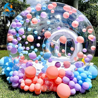Tente gonflable transparente de dôme de bulle de PVC de haute qualité pour le camping et les noces