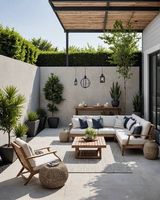 Postmodernes Umweltfreundliches Langlebiges Outdoor-Aluminium-Esszimmer-Set Vielseitige Erweiterbare Möbel für Innenhöfe und Freizeit