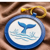 Pochette de présentation en cuir PU pour badges, sac de rangement pour épingles de point d'acier, étui de rangement pour broches, ornement de collection