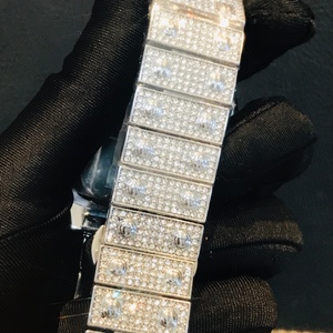 Square High Quality Iced Out Mechanical Watch 5A+ Watch Luxury Watch Ice Thorn Dial Inlaid Frozen Watch Mechanical Movement - Product Image 2