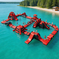Équipement de parc aquatique gonflable d'extérieur pour sports aquatiques