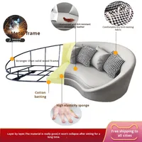 Ensemble de chaises irrégulières en cuir véritable pour divers espaces pour salons de beauté hôtels salons réception réunions magasins de vêtements