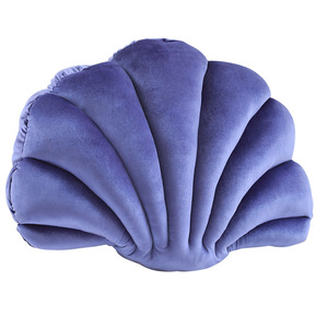 3D Muschel-Kissen aus Samt, Weiches Plüsch-Spielzeug, Dekokissen für Bett, Couch, Zuhause und Büro - Product Image 5