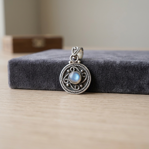 Sejal Creation Women's 925 Silver Fine Pendants Charms High Quality MOP <b>Stone</b> Bezel Setting Classic Anniversary Direct Factory - Product Image 3