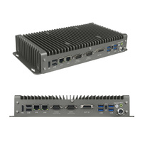 Mini PC Industrial Intel Celeron J4125 de Cuatro Núcleos, 6 Puertos USB, 2 Puertos COM, 2.5G, SSD, Nuevo, Compatible con Linux, Sin Ventilador, Computadora Integrada