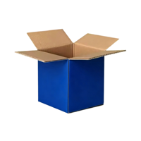 Boîte imprimée avec laminage brillant, carton ondulé robuste, logo personnalisé, carton d'expédition pour le transport et le stockage