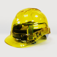 Casques de sécurité industriels transparents pour la protection au travail, casques de chantier