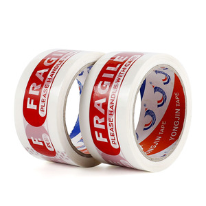 Nhiệm vụ nặng nề <span class=keywords><strong>Bopp</strong></span> bao bì màu Đỏ mong manh xin vui lòng xử lý với chăm sóc in ấn niêm phong đóng gói Băng - Product Image 3