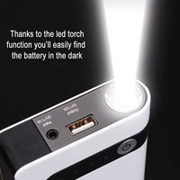 Chargeur de batterie de voiture 12000mAh 1000A 12V 24V, démarreur de secours, batterie externe, lumière LED, portable pour camion, moto, CE FCC RoHS