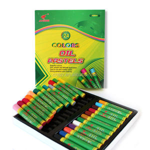 Pastello A cera Per I Bambini Set di Stampa Della Novità Oem Cina Tossico Logo 24 colori Pastelli Ad Olio - Product Image 4