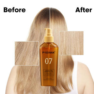 Kuru Saçlar İçin Profesyonel Argan ve Hindistan Cevizi Yağı Hasar Onarıcı Ferahlatıcı Nemlendirici Elektriklenmeyi Önleyici Saç Yağı Serumu - Product Image 1