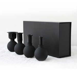 Kit de 4 Ventosas Faciales de Vidrio Negro, Herramientas de Terapia de Masaje, Ventosas de Masaje Corporal para Combatir la <span class=keywords><strong>Celulitis</strong></span>, Mejora la Apariencia de la Piel - Product Image 4