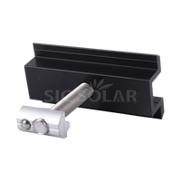 Collier de serrage central solaire personnalisable pour montage de panneaux solaires