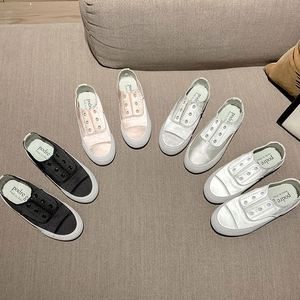 Chaussures de printemps pour femmes, ballerines décontractées en satin à talon épais, à enfiler, talon bas, chaussures tendance - Product Image 1