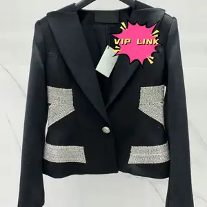 超级9月设计师1:1奢侈品牌皮革高品质冬季品牌女式奢侈品牌服装外套