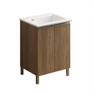 Mueble de Baño con Lavabo de Cerámica 60x50 cm Acabado en Olmo Montano - Product Image 3