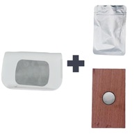 Diffuseur d'air frais pour voiture, design mignon personnalisable, en acacia/noyer/hêtre, en acier inoxydable/alliage d'aluminium, écologique, naturel