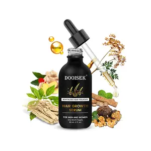 Biotin Serum Penumbuh Rambut, Formula Topikal Vitamin H Minyak Penumbuh Rambut untuk Membantu Menumbuhkan Rambut Sehat dan Kuat Cocok untuk Pria dan Wanita