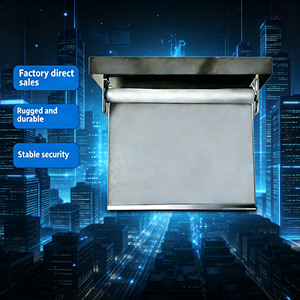 Tissu ignifuge <span class=keywords><strong>enduit</strong></span>, tissu ignifuge en fibre, rideaux anti-fumée mobiles fabriqués en Chine - Product Image 1