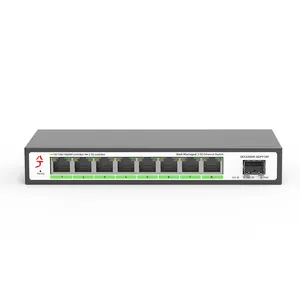 Metal Black 8 Ports 2.5g 1g 100mbps Gigabit Full Duplex Managed Network Switch Used In Home Or Office