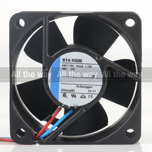 Original Allemagne 5V 12V 48V DC 24V 70mA 1.7W AC EC 6025 60X60X25MM 6CM Convertisseur de fréquence à flux axial 2 lignes 614 <span class=keywords><strong>NGM</strong></span> Ventilateur de refroidissement - Product Image 4