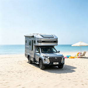 2 Autocaravanas de Lujo con Escalón Eléctrico, TV de 22 Pulgadas, Lavadora de 3 kg, Refrigerador de 148 L, Tanque de Agua de 160 L, Panel Solar de 800 W para Viajes a la Playa - Product Image 1