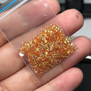 พลอยแซฟไฟร์สีเหลืองสีเขียวธรรมชาติ100% ตัดสุกใส1มม. ถึง3มม. - Product Image 4