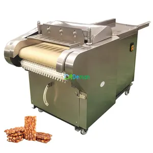 factory price dough stick sheet cutter Mochi Cheese Cake cutting machine peanut brittle walnut candy slicing machine