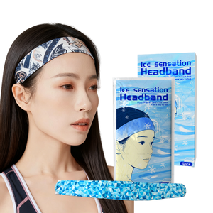 تبريد هيدروجيل فيزيائي فعال لجميع الأعمار ، تخفيف الحمى والصداع سريع المفعول ، ربطة رأس تبريد بالحمى - Product Image 2