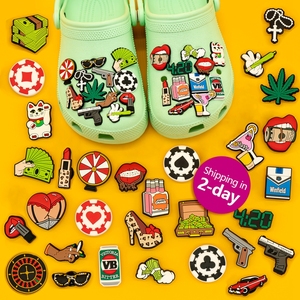 Cá nhân hoá thấp moq Sản phẩm thiết kế dép <span class=keywords><strong>Vegas</strong></span> Poker <span class=keywords><strong>Las</strong></span> <span class=keywords><strong>Vegas</strong></span> đô la phù hợp với người lớn giày trang trí quyến rũ cho Sneakers - Product Image 1