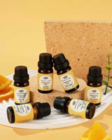 Juego de 6 Aceites Esenciales de Grado Terapéutico Personalizados OEM/ODM, Kit de Aromaterapia con Limón, Árbol de Té, Naranja Dulce y Eucalipto