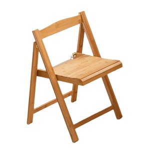Solid Wood Folding <b>Chair</b> With Backrest Durable Restaurant <b>Chair</b> For Home Use - Product Image 5