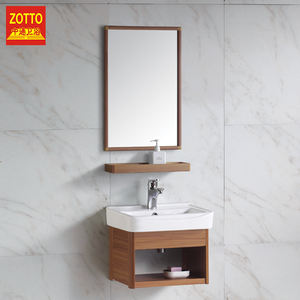 Vorgefertigter Kleiner Wandmontierter Badezimmer-Waschtischunterschrank Hersteller Moderne Möbel für Hotel-Badezimmer-Schrankdesign